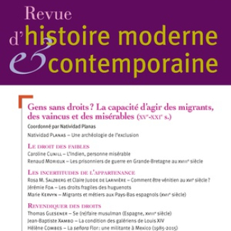 Revue d'Histoire Moderne & Contemporaine